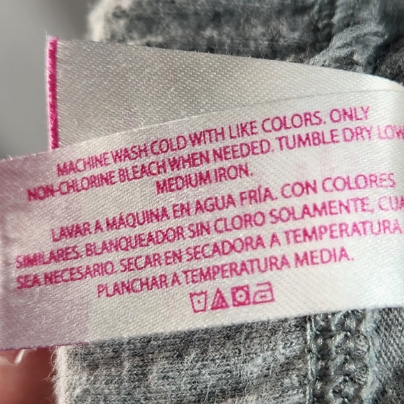 2 Pair Grey Leggings One Regular One Fleece Lined One Large One Medium - Picture 6 of 10